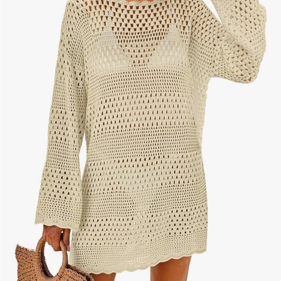 Never worn: ANRABESS Women Swimsuit Crochet Swim Cover Up 2024 - Picture 1 of 2